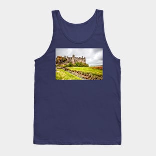 Laugharne Castle And Bridge, Carmarthenshire, Wales, UK Tank Top